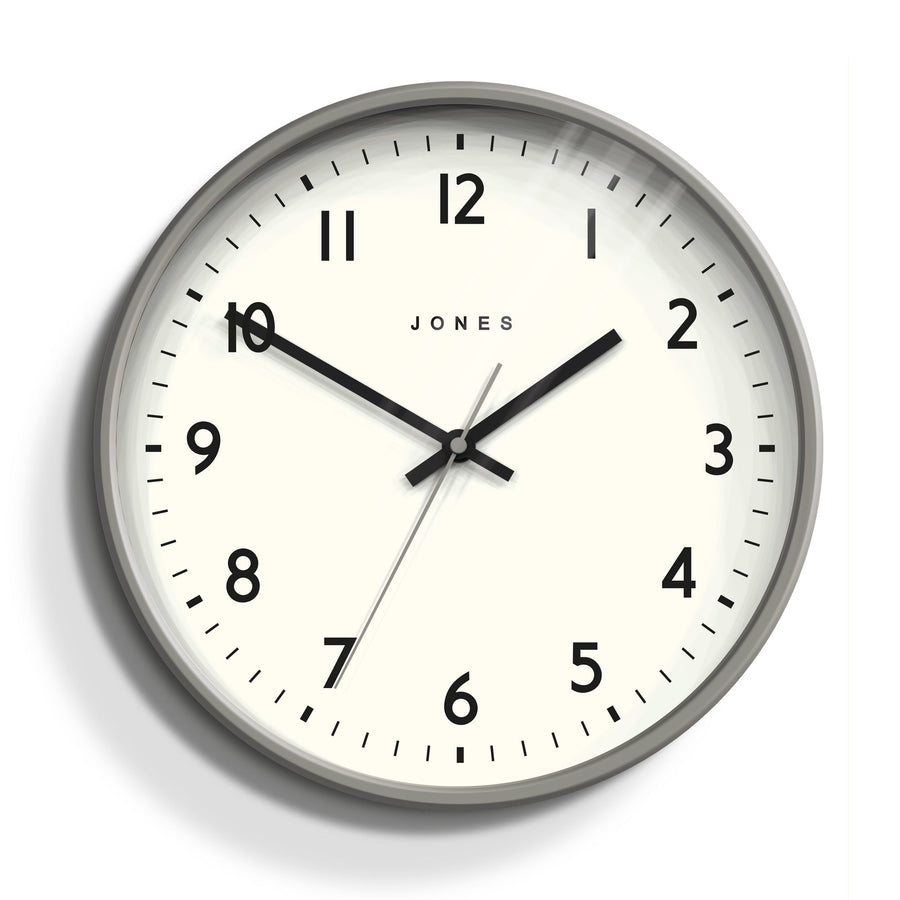 Jones Jam Wall Clock Elephant Grey 30cm NGJPEN6CGY 1