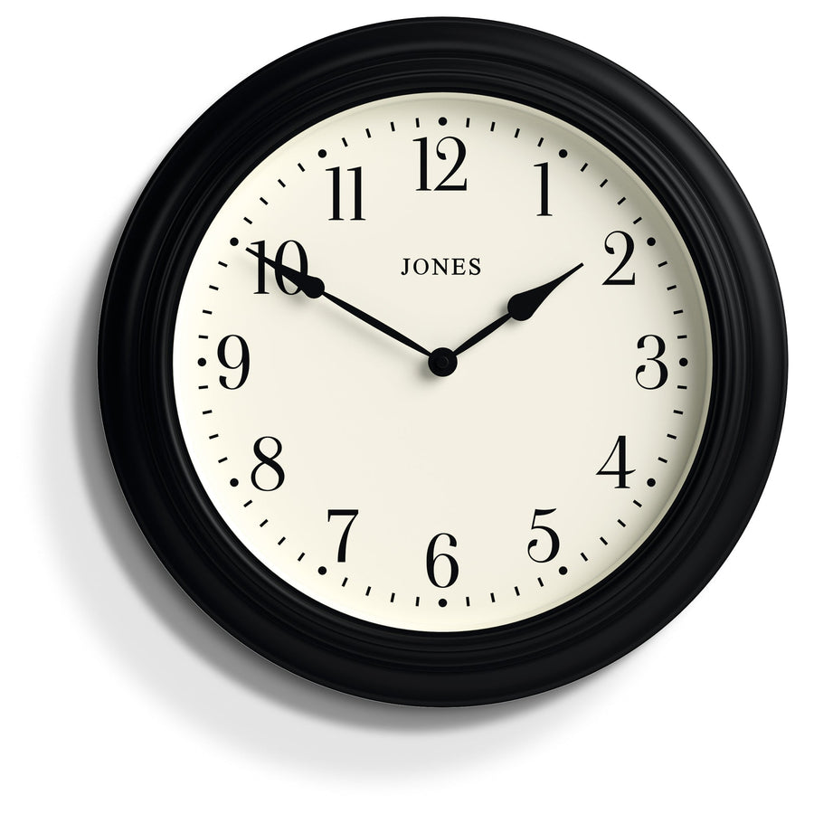 Jones Supper Club Wall Clock Numbers Black 41cm NGJSUP144K 1