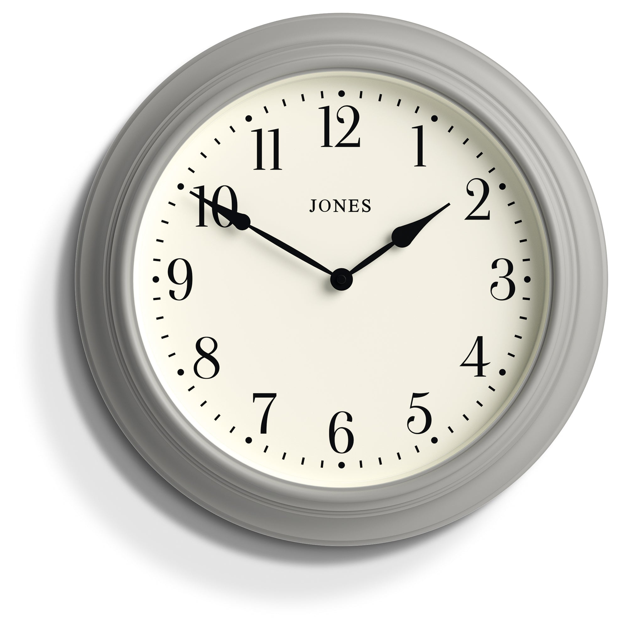 Buy Jones Supper Club Wall Clock Numbers Cloud Grey 41cm Online – Oh Clocks
