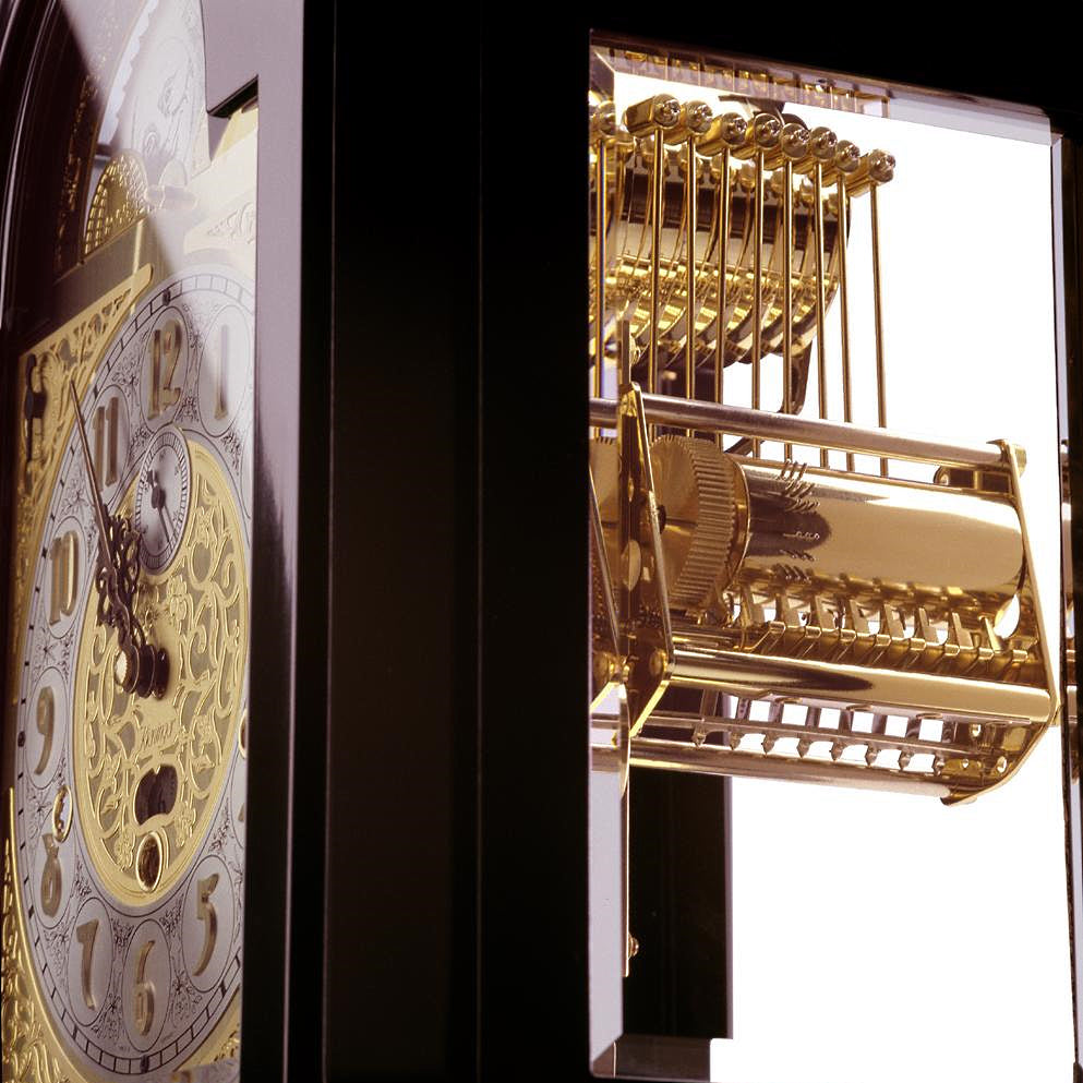 Kieninger Mozart Triple Chime 250pc Limited Edition Mantel Clock 38cm 1756-96-01 3