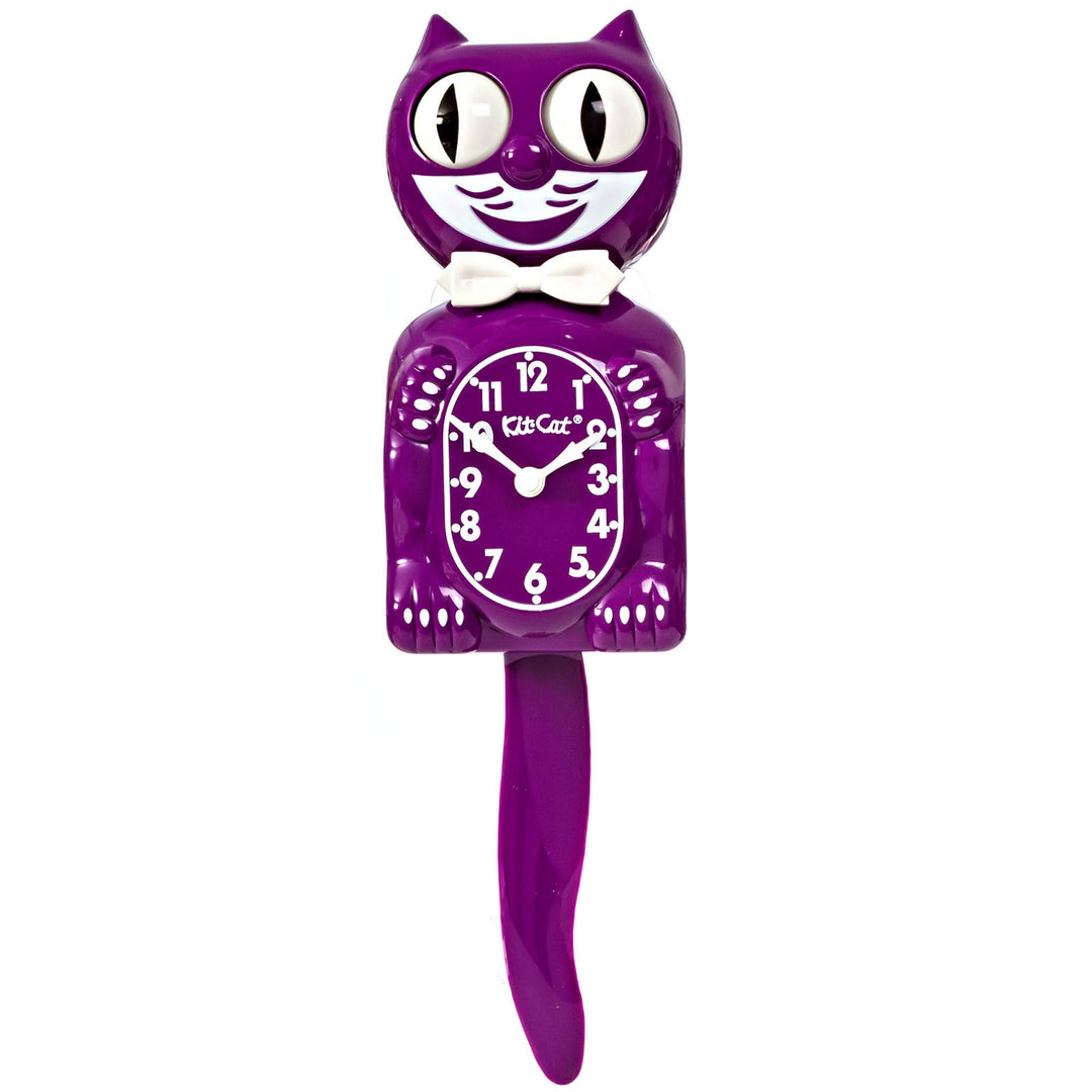 Kit Cat Klocks Boysenberry Gentleman Wall Clock 40CM OPBC-49 5