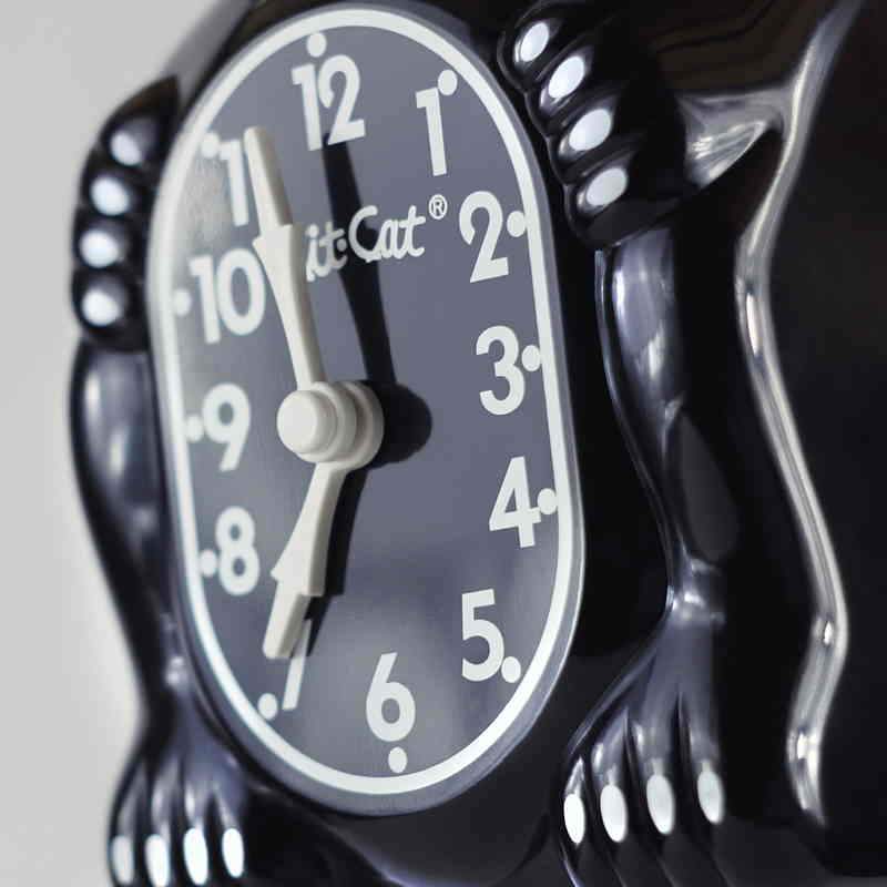 Kit Cat Klocks Classic Black Gentleman Wall Clock 40cm OPBC 1 3
