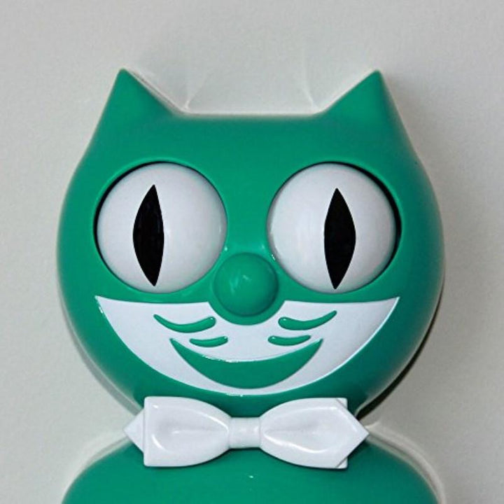 Kit Cat Klocks Green Beauty Gentleman Wall Clock 40cm OPBC 44 3