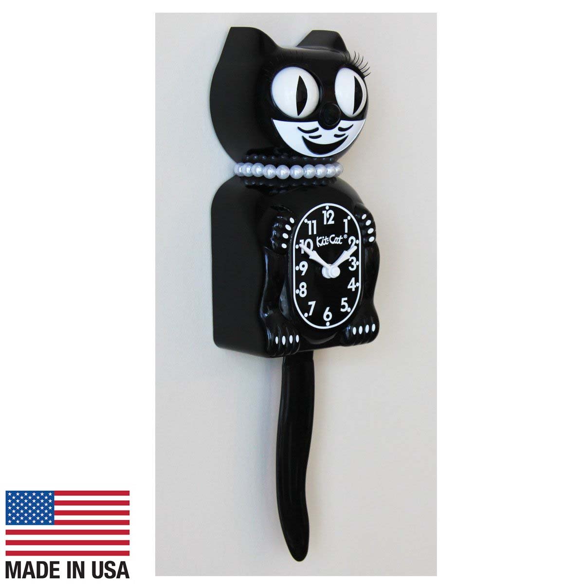 Nouveauté) Horloge Lady Kit-Cat Klock Orange Festival (Edition Limitée
