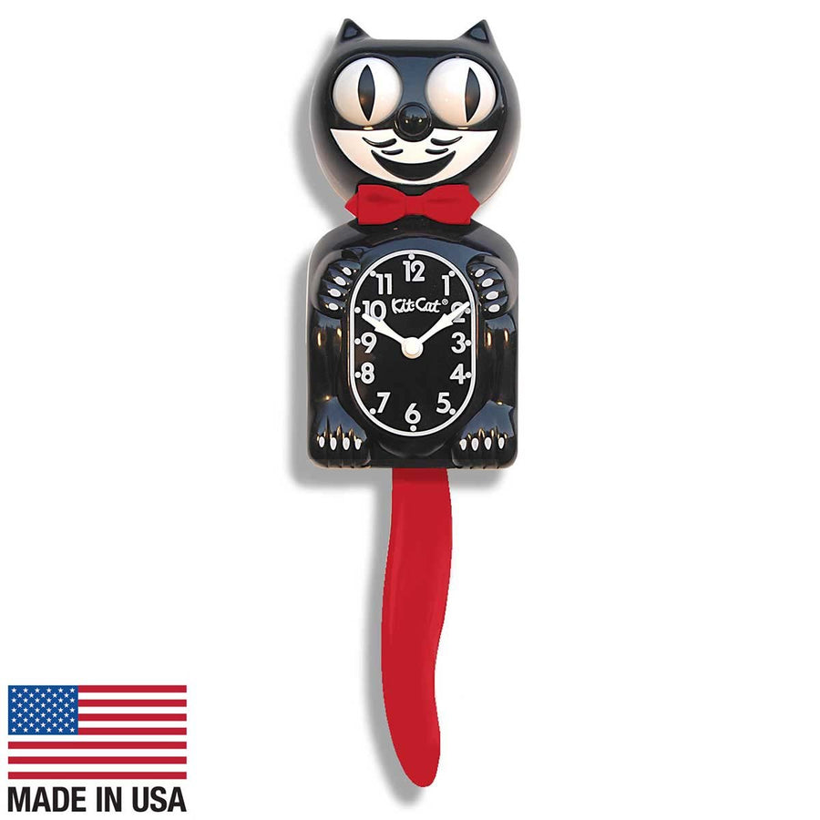 Kit Cat Klocks Crimson Royal Gentleman Wall Clock 40cm OPBC-1CR 1