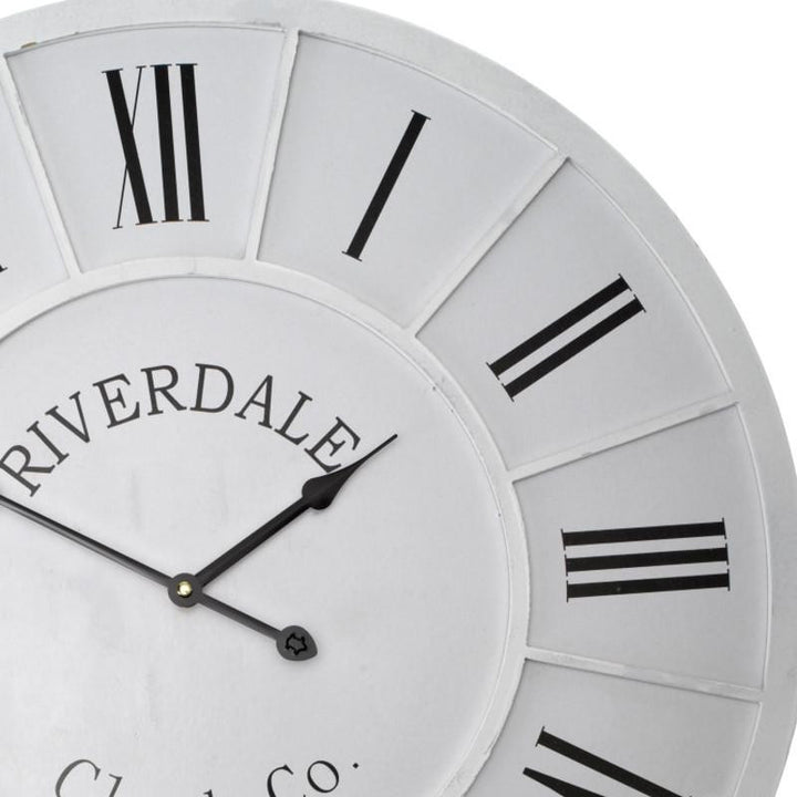Casa Uno Riverdale Rod Wall Clock 60cm ME15 Top