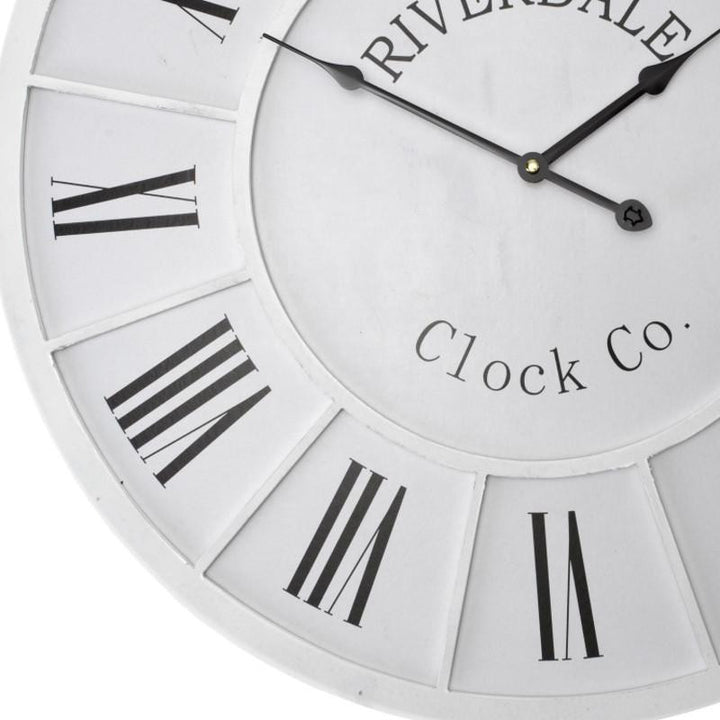 Casa Uno Riverdale Rod Wall Clock 60cm ME15 Bottom