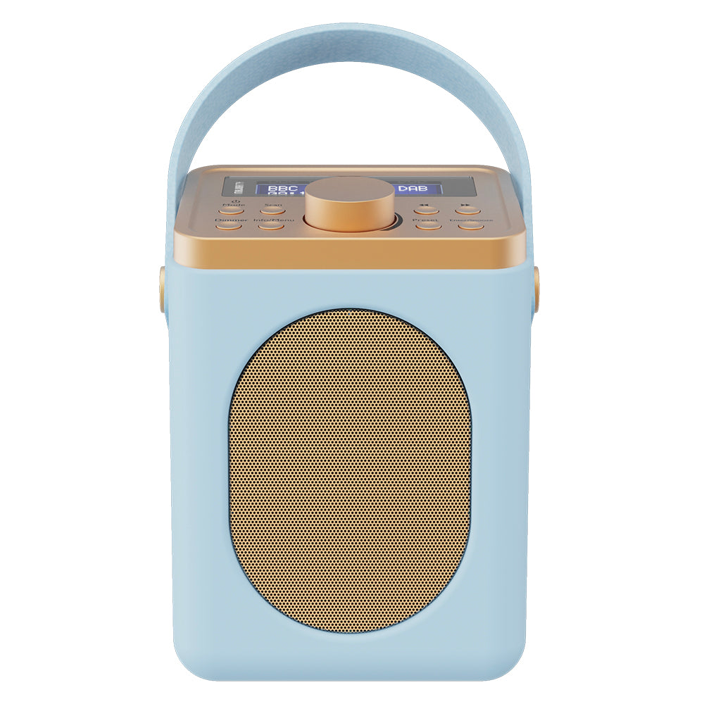 Majority Little Shelford Bluetooth Alarm DAB FM Radio DuckEgg 17cm MY-1000002721 1