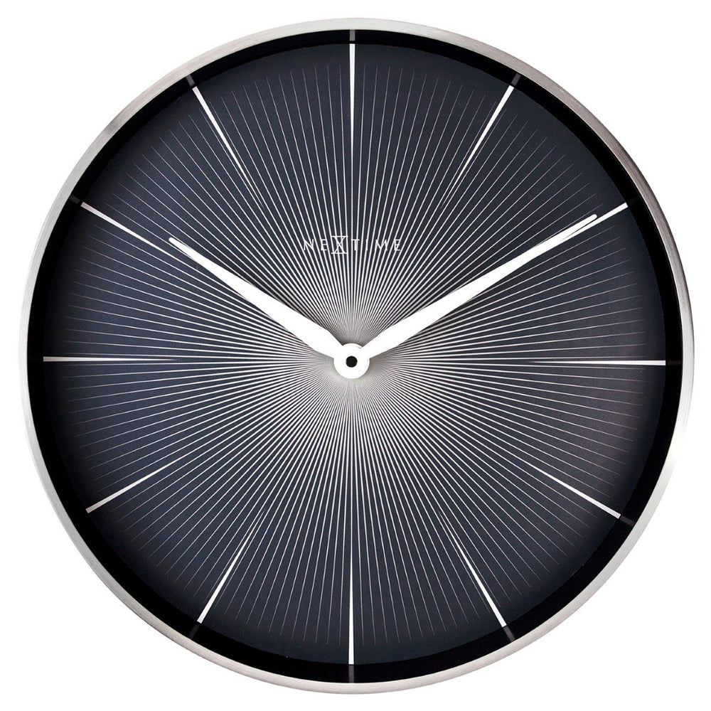 NeXtime 2 Seconds Wall Clock Black 40cm 573511ZW 2