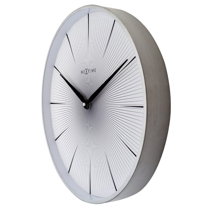 NeXtime 2 Seconds Wall Clock White 40cm 573511WI 1
