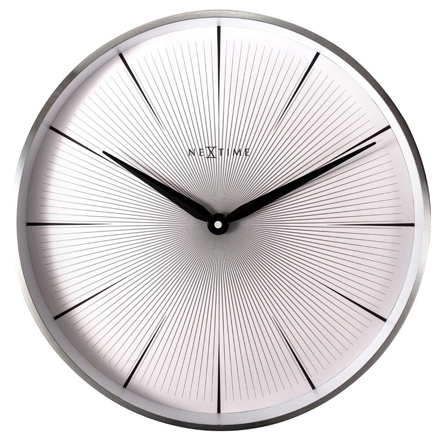 NeXtime 2 Seconds Wall Clock White 40cm 573511WI 2