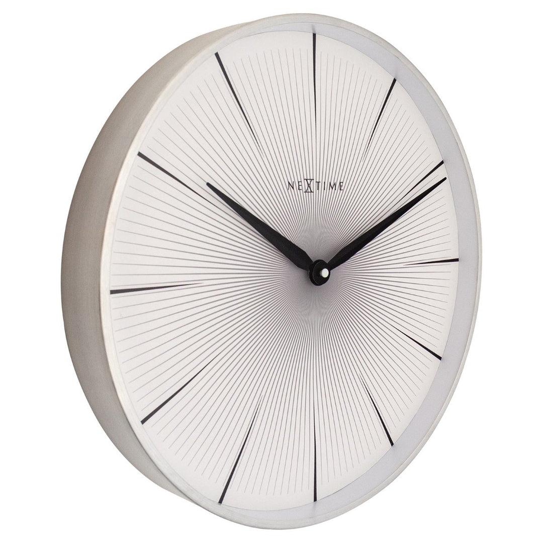 NeXtime 2 Seconds Wall Clock White 40cm 573511WI 6