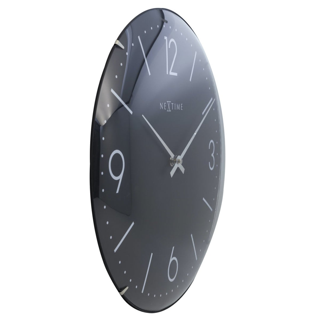 NeXtime Basic Dome Wall Clock Black 35cm 573157ZW 2
