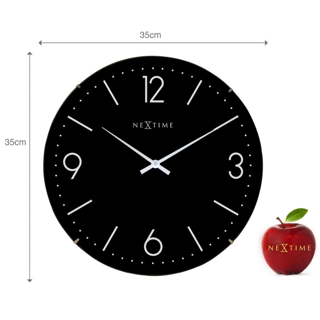 NeXtime Basic Dome Wall Clock Black 35cm 573157ZW 4