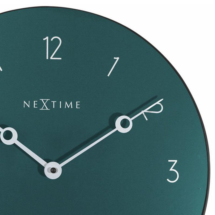 NeXtime Green Carousel Glass Wall Clock 40cm 578193GN 1