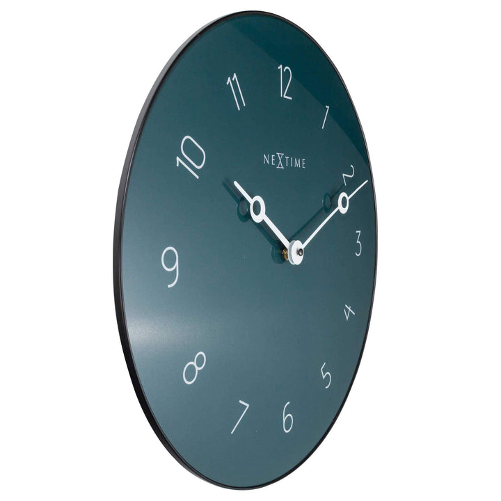 NeXtime Green Carousel Glass Wall Clock 40cm 578193GN 2