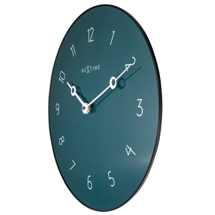 NeXtime Green Carousel Glass Wall Clock 40cm 578193GN 3