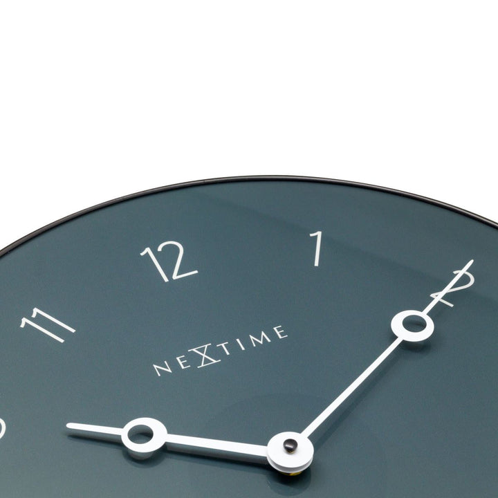 NeXtime Green Carousel Glass Wall Clock 40cm 578193GN 4