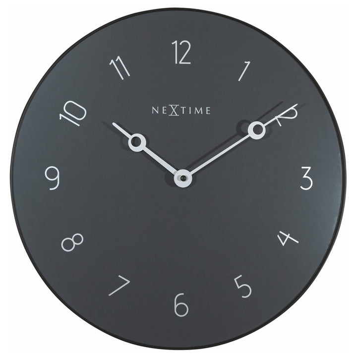 NeXtime Grey Carousel Glass Wall Clock 40cm 578193GS 