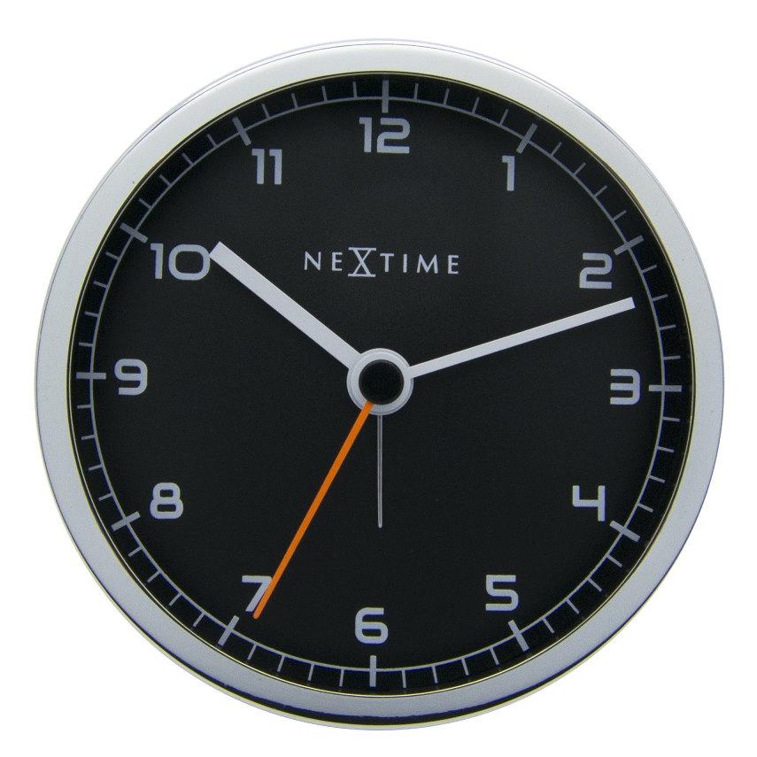 NeXtime Company Metal Alarm Clock Black 9cm 575194ZW 1