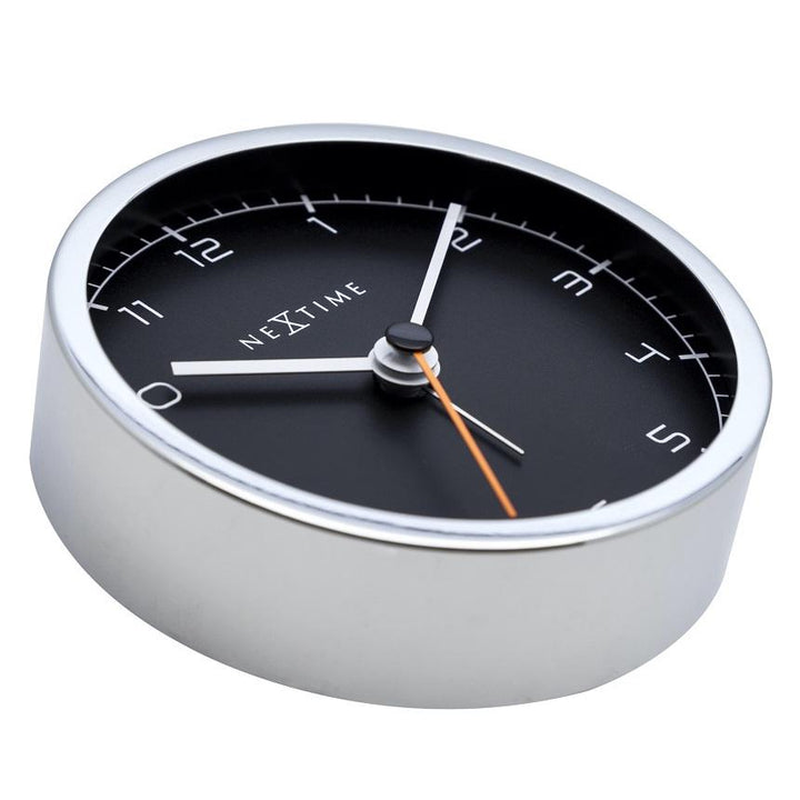 NeXtime Company Metal Alarm Clock Black 9cm 575194ZW 4