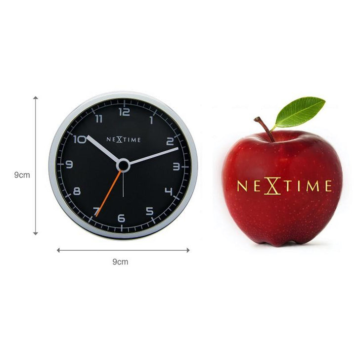 NeXtime Company Metal Alarm Clock Black 9cm 575194ZW 6