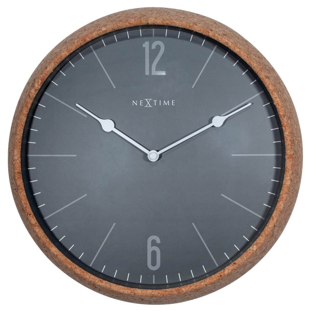 NeXtime Cork Wall Clock Grey 30cm 573509GS 1