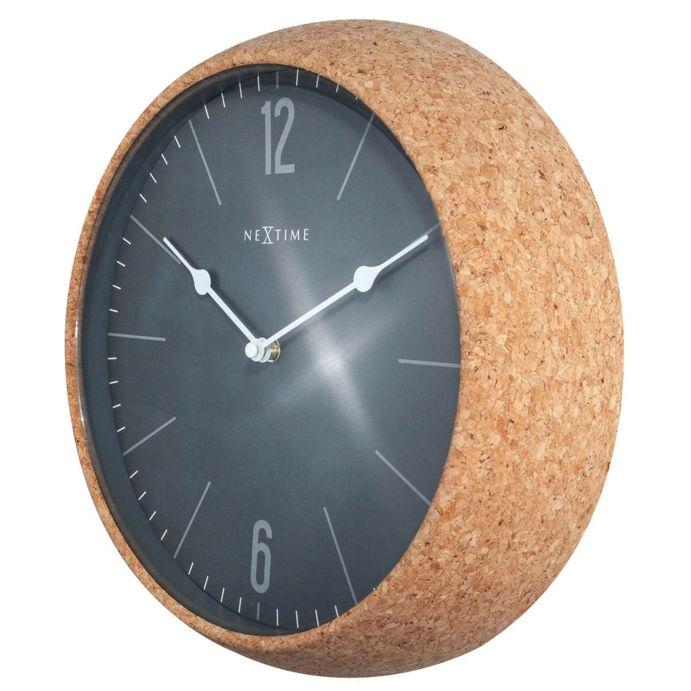 NeXtime Cork Wall Clock Grey 30cm 573509GS 2