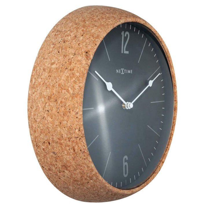 NeXtime Cork Wall Clock Grey 30cm 573509GS 3