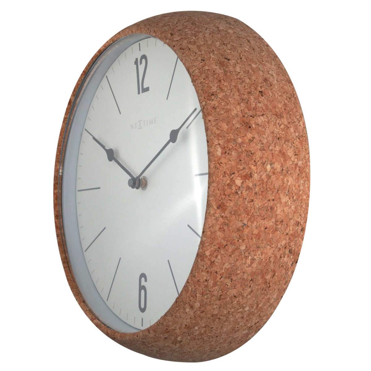 NeXtime Cork Wall Clock White 30cm 573509WI 2