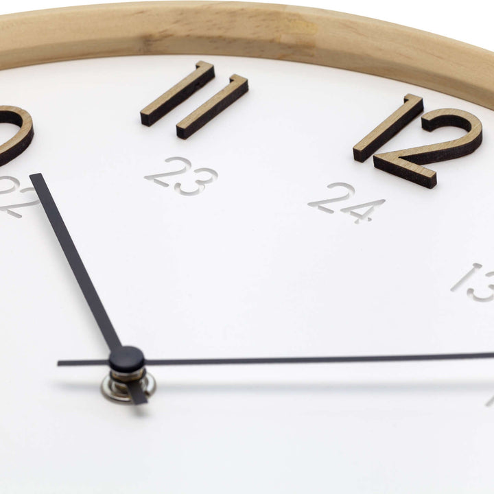 NeXtime Jikan Japanese Design Wall Clock White 29cm 573275 4