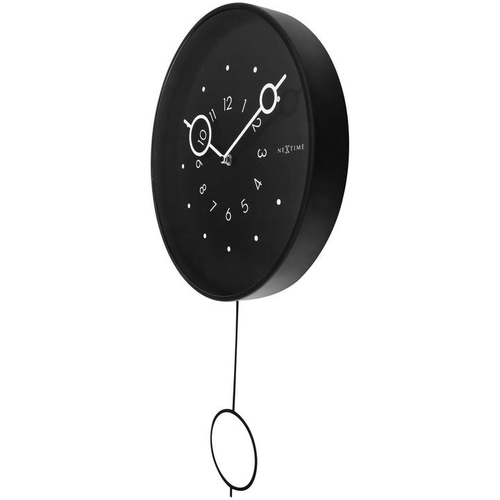 NeXtime Loop Pendulum Wall Clock Black 60cm 573295ZW 2