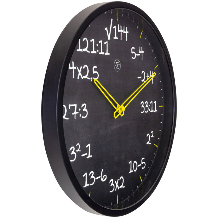 NeXtime Maths Kids Wall Clock Black 30cm 577363ZW 3