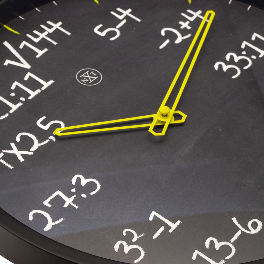 NeXtime Maths Kids Wall Clock Black 30cm 577363ZW 4