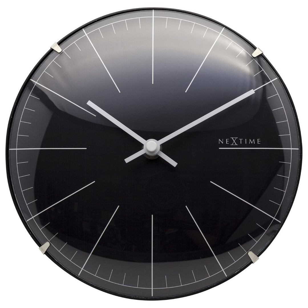 NeXtime Mini Dome Desk Clock Black 20cm 573506ZW 2