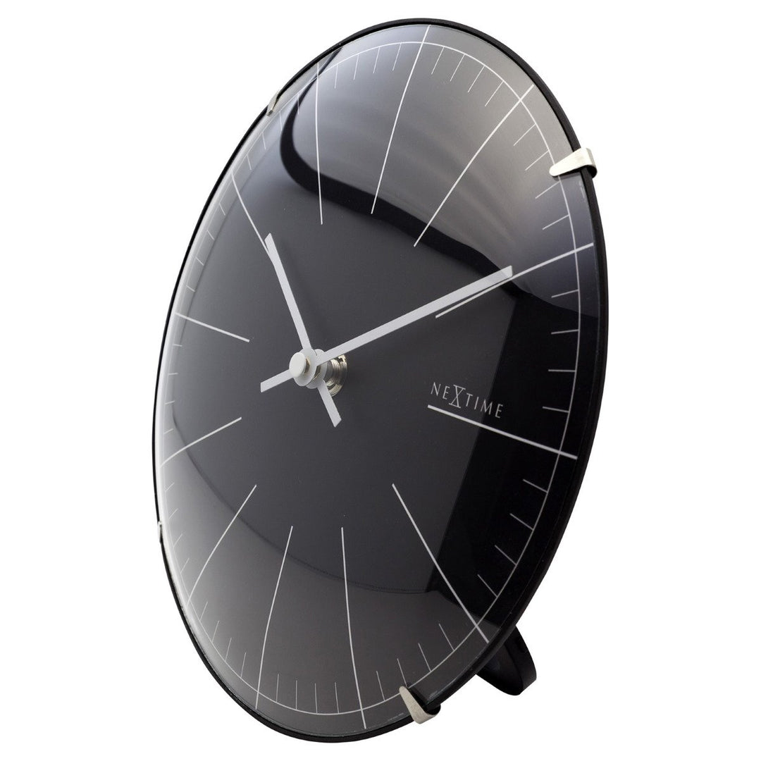 NeXtime Mini Dome Desk Clock Black 20cm 573506ZW 4