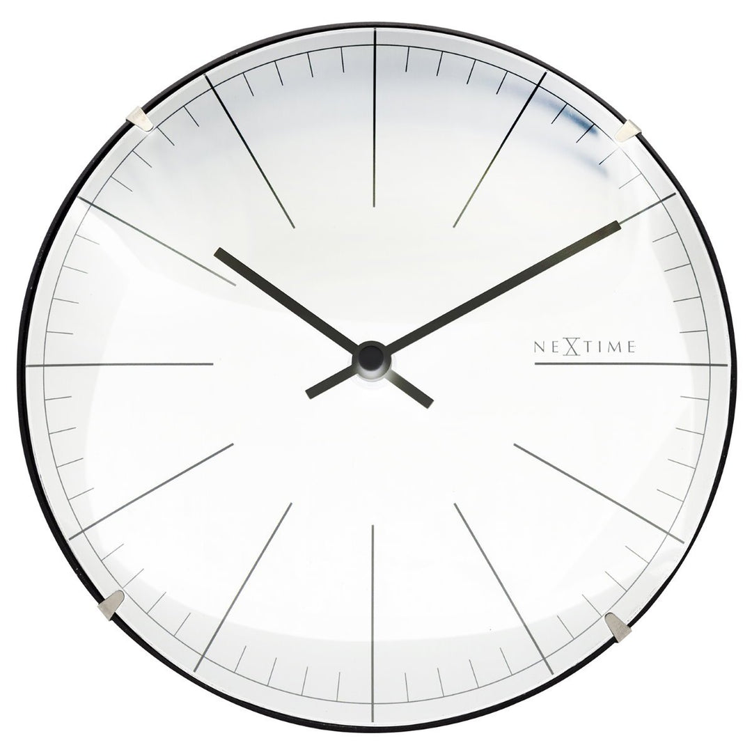 NeXtime Mini Dome Desk Clock White 20cm 573506WI 2
