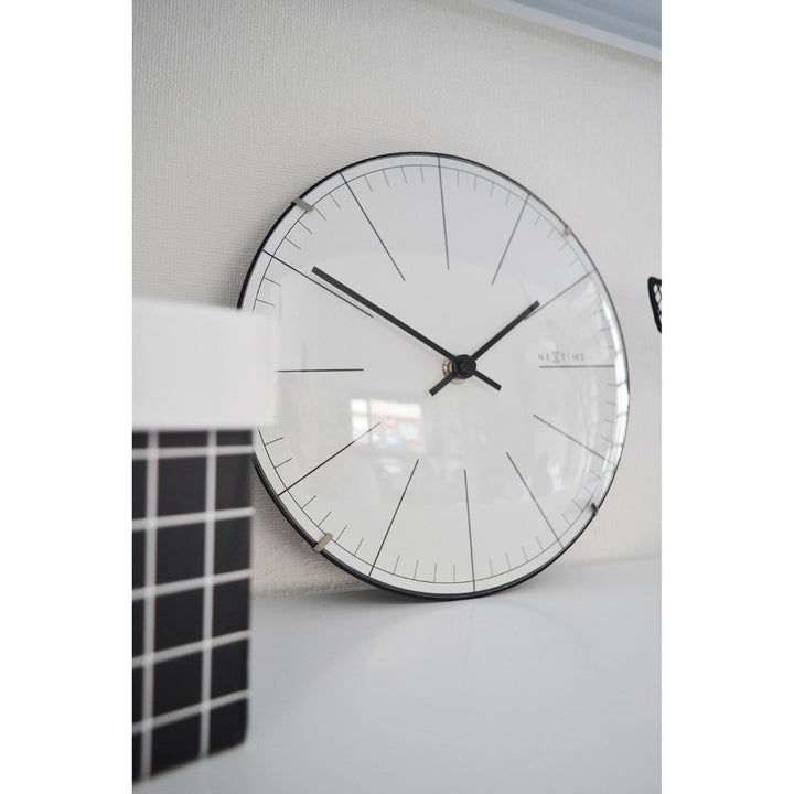 NeXtime Mini Dome Desk Clock White 20cm 573506WI 5