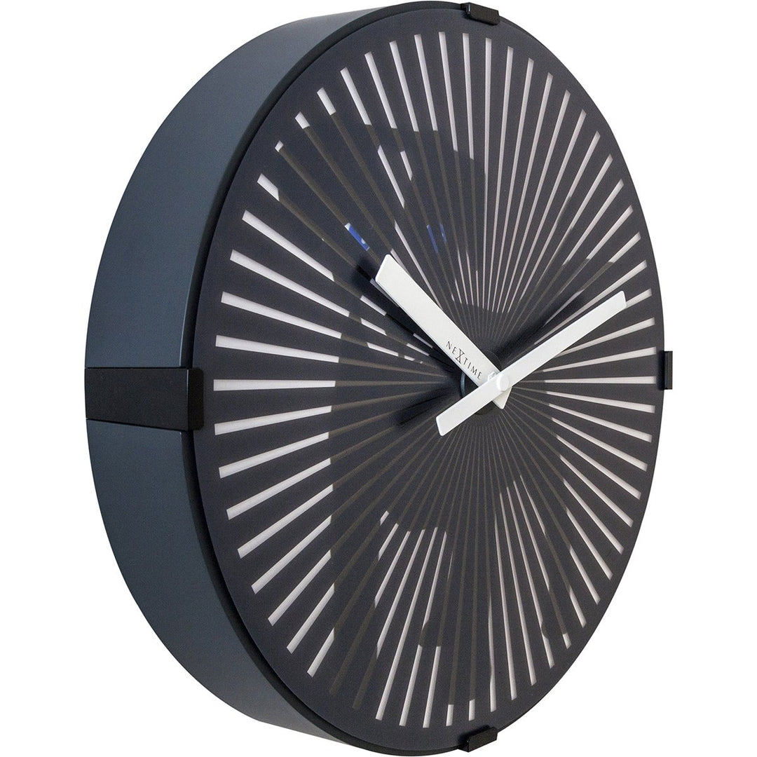 NeXtime Motion Dog Wall Clock Black 31cm 573225 2
