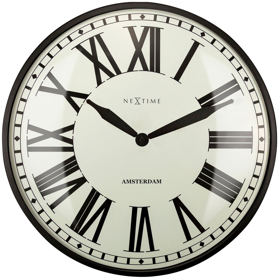 NeXtime New Amsterdam Wall Clock Black 40cm 573291ZW 1