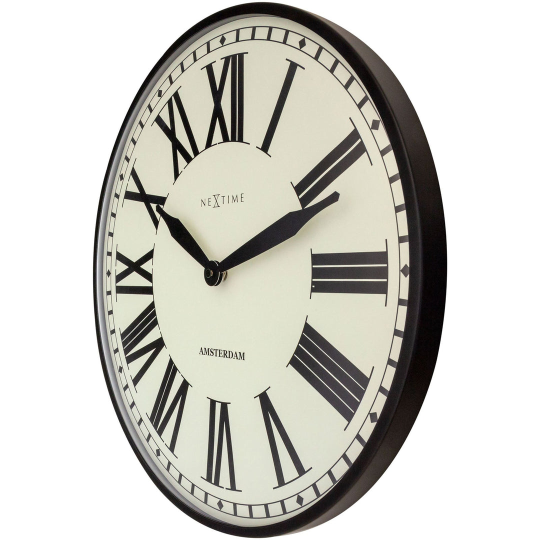 NeXtime New Amsterdam Wall Clock Black 40cm 573291ZW 2