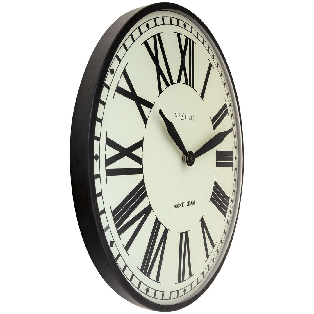 NeXtime New Amsterdam Wall Clock Black 40cm 573291ZW 3