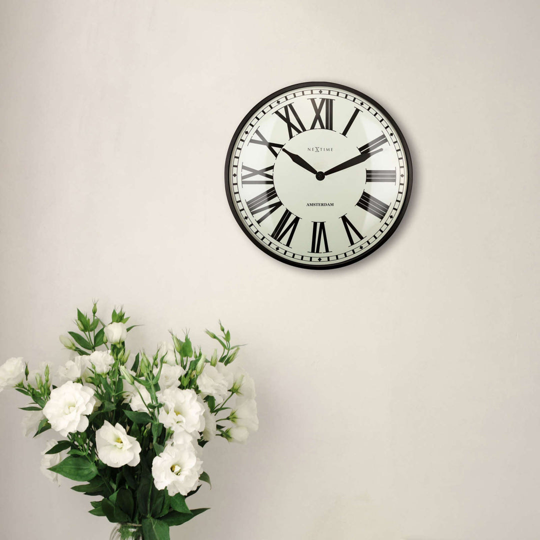 NeXtime New Amsterdam Wall Clock Black 40cm 573291ZW 7