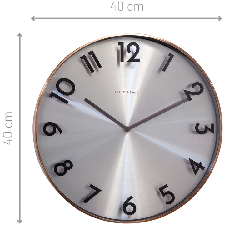 NeXtime Reflection Wall Clock Silver 40cm 573289CO 6