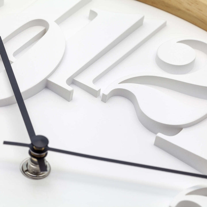 NeXtime Shunkan Japanese Design Wall Clock White 29cm 573273 4