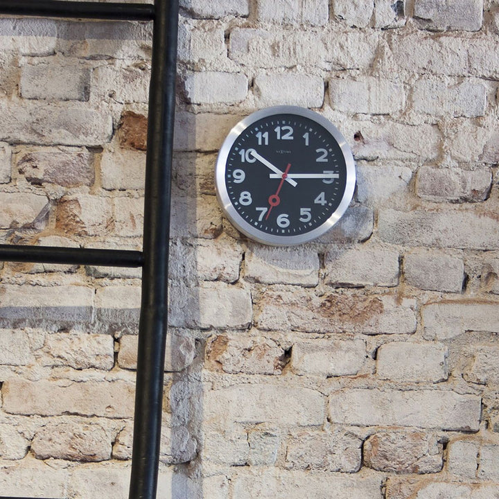NeXtime Station Number Wall or Desk Clock Black 19cm 573998ARZW 3
