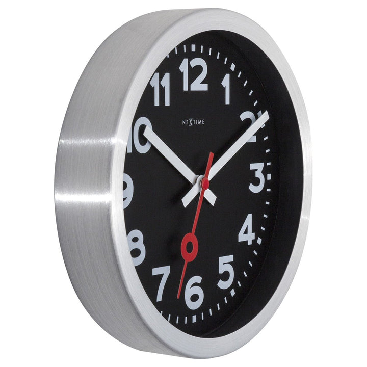 NeXtime Station Number Wall or Desk Clock Black 19cm 573998ARZW 6