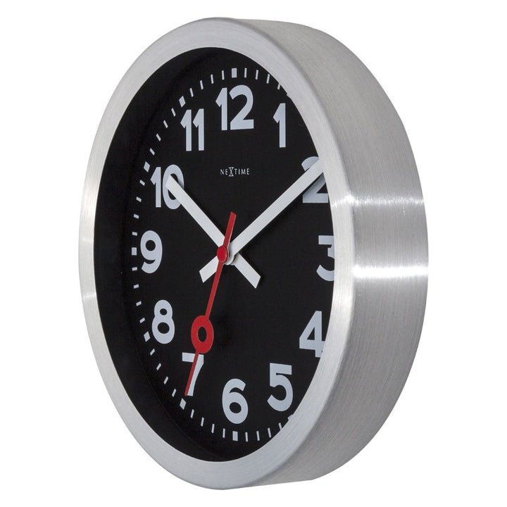 NeXtime Station Number Wall or Desk Clock Black 19cm 573998ARZW 7