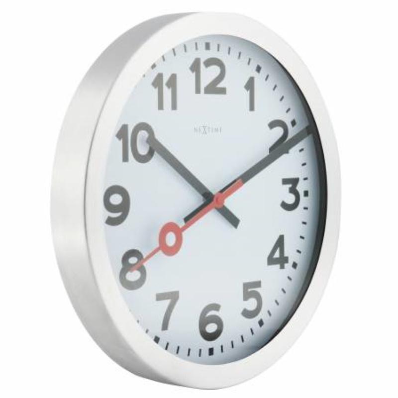 NeXtime Station Number Wall or Desk Clock White 19cm 573998AR 5