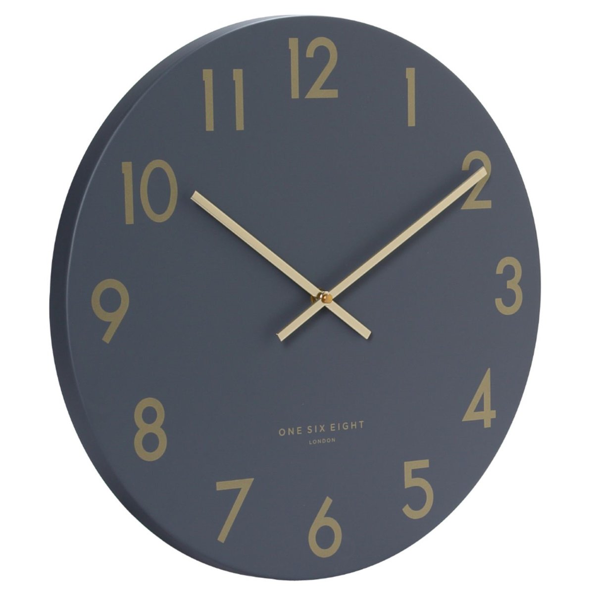 One Six Eight London Jones Wall Clock Charcoal Grey 30cm 22103 2 #size_30cm